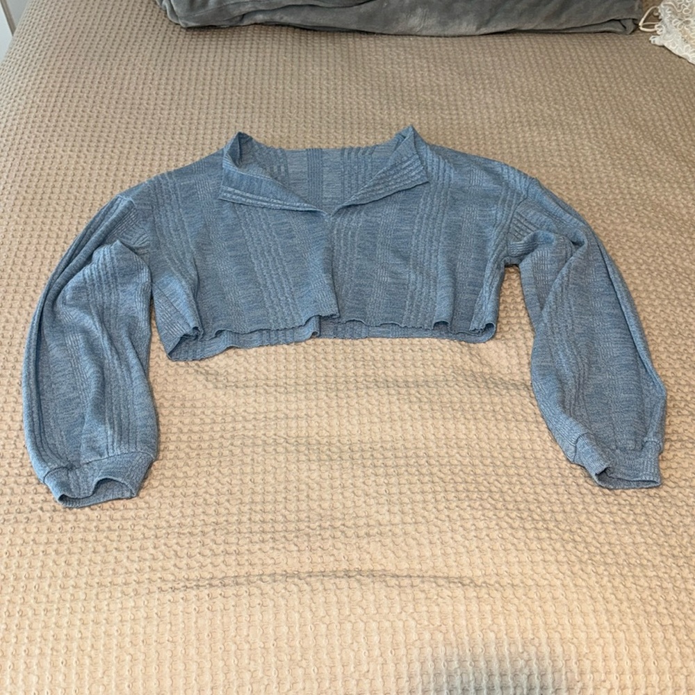 Cropped Baggy Sweater